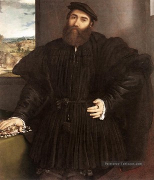 lotto - Portrait d’un gentilhomme 1530 Renaissance Lorenzo Lotto